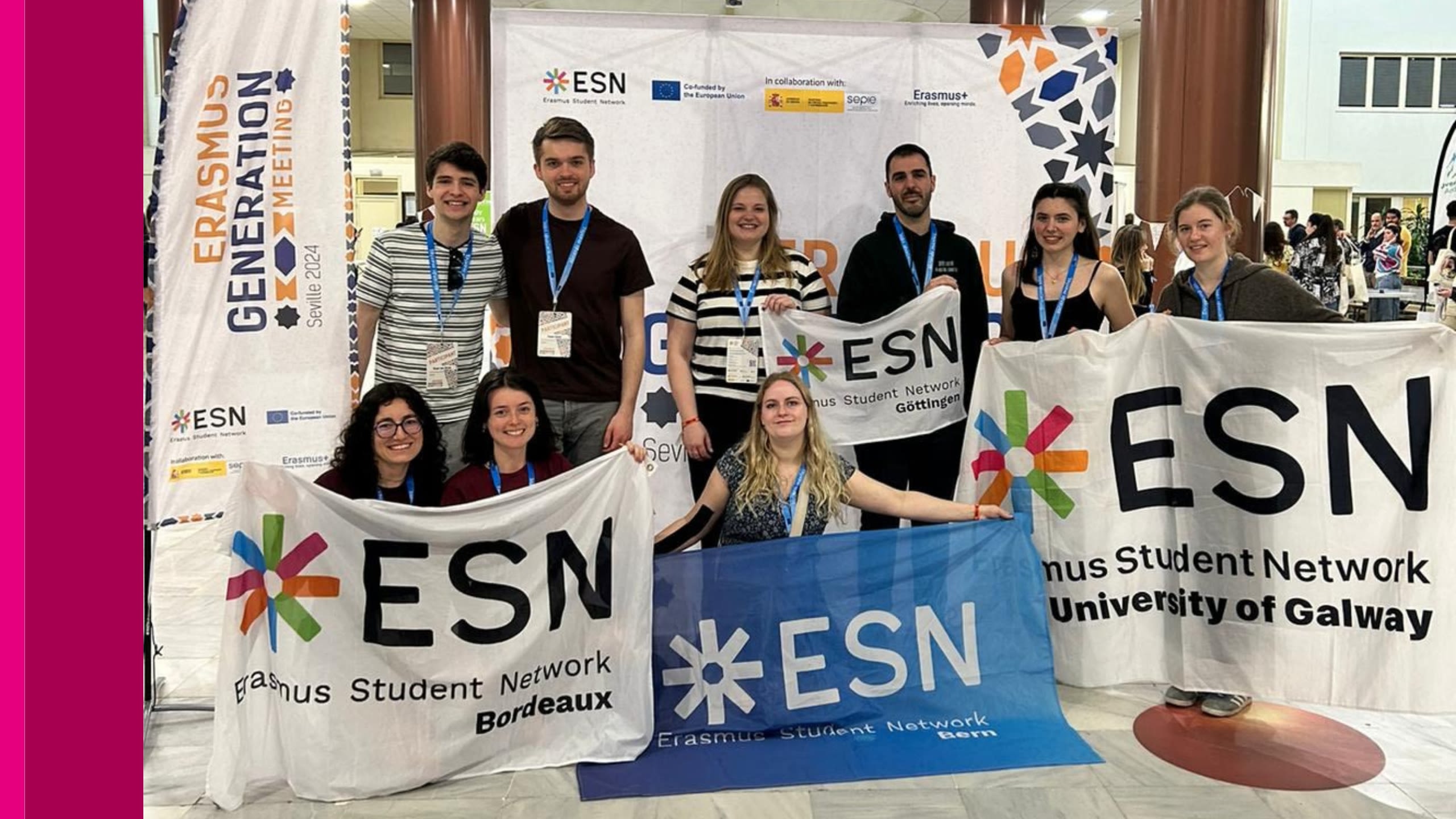 Students at the ESN event.