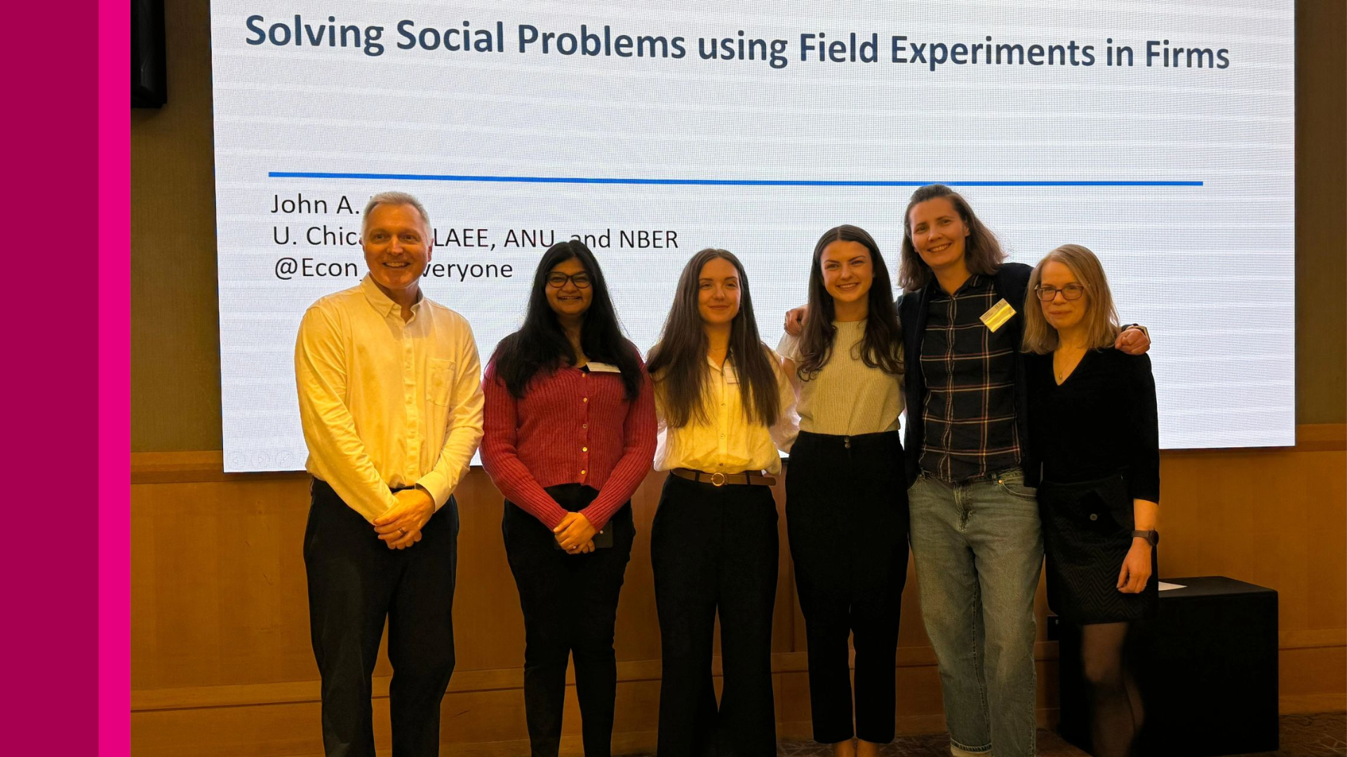 Award Recognition for J.E. Cairnes Economist