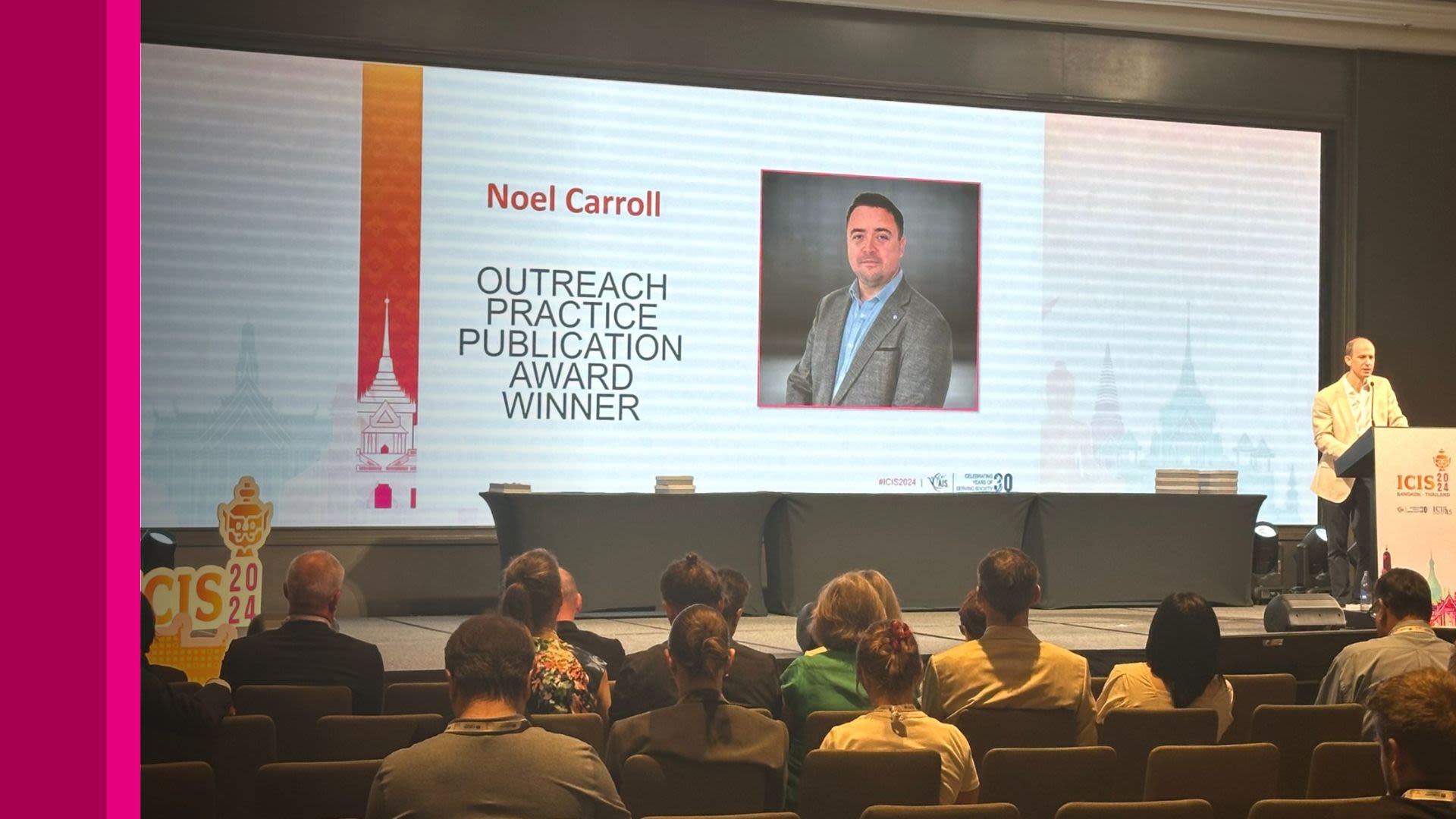 Dr Noel Carroll Recognised with Two New Research Awards