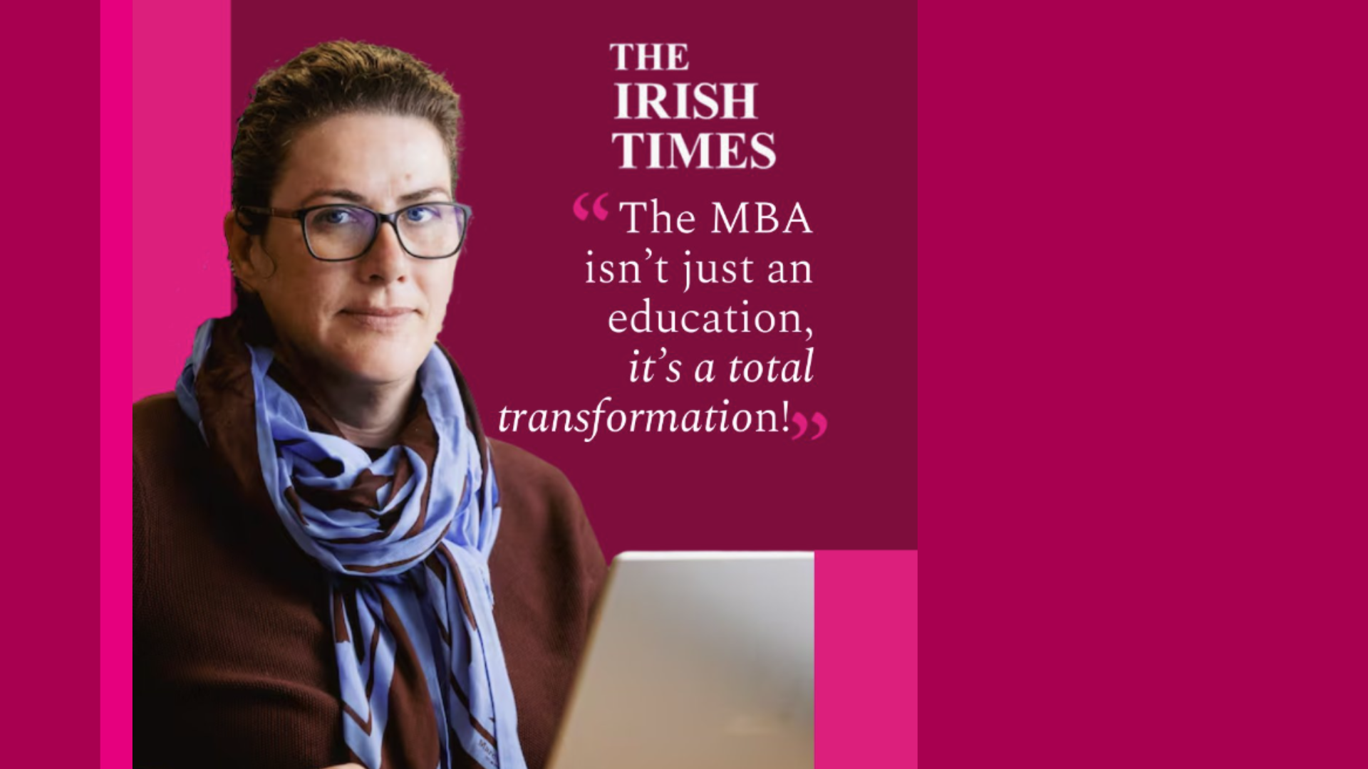 How doing an MBA helped my Career - MBA Graduate, The Irish Times.