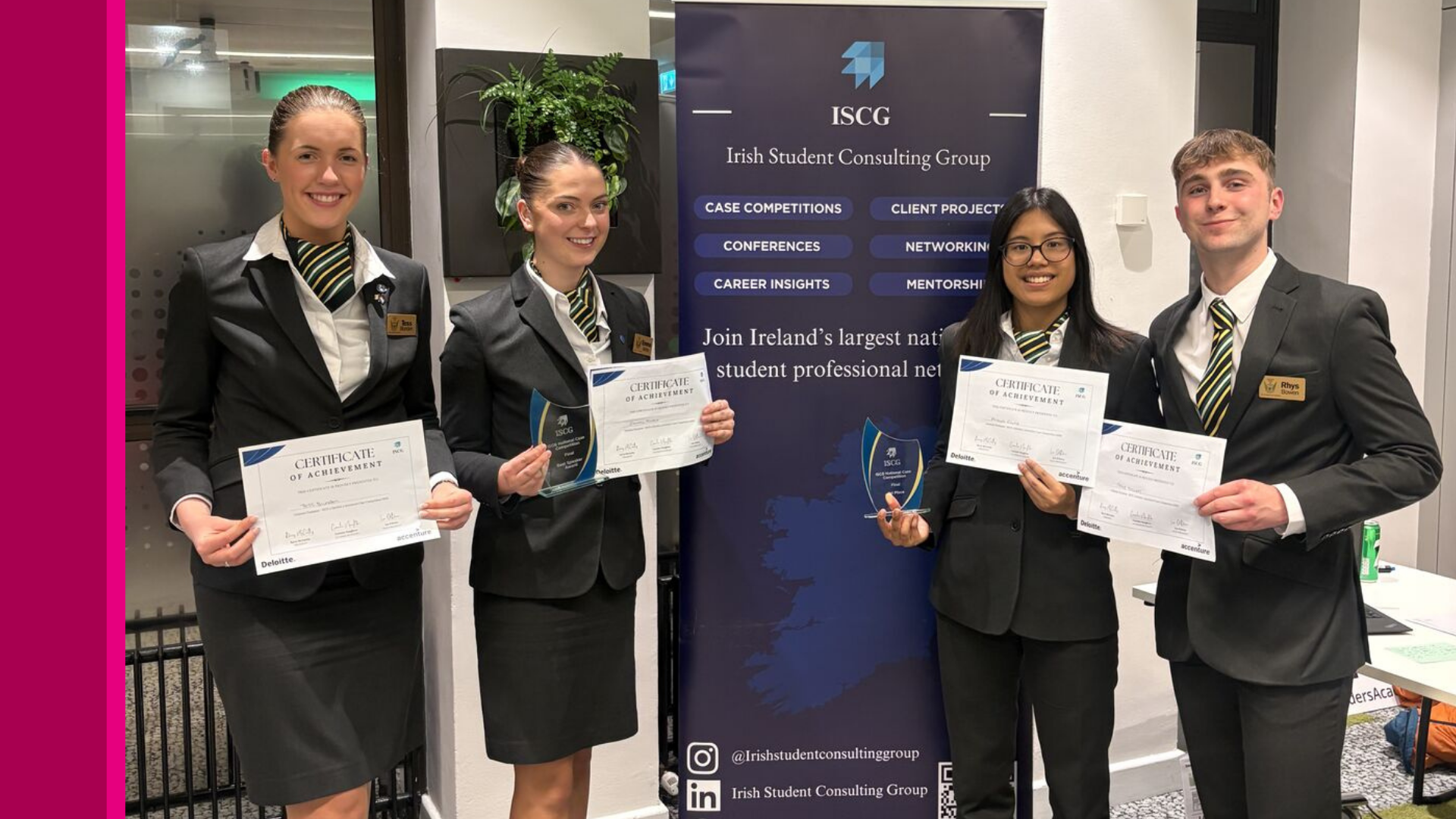 University of Galway Students Crowned National Champions at ISCG Case Competition